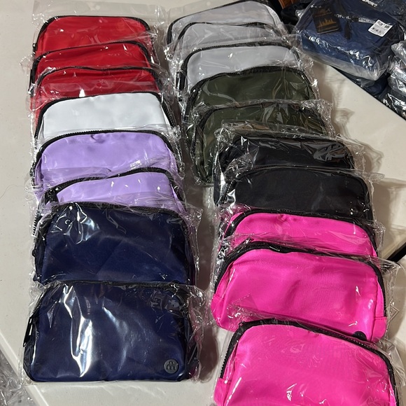 RED Lux-Lux Belt Sling Crossbody Bags Fanny Pack Travel Gift Giving - Picture 12 of 12